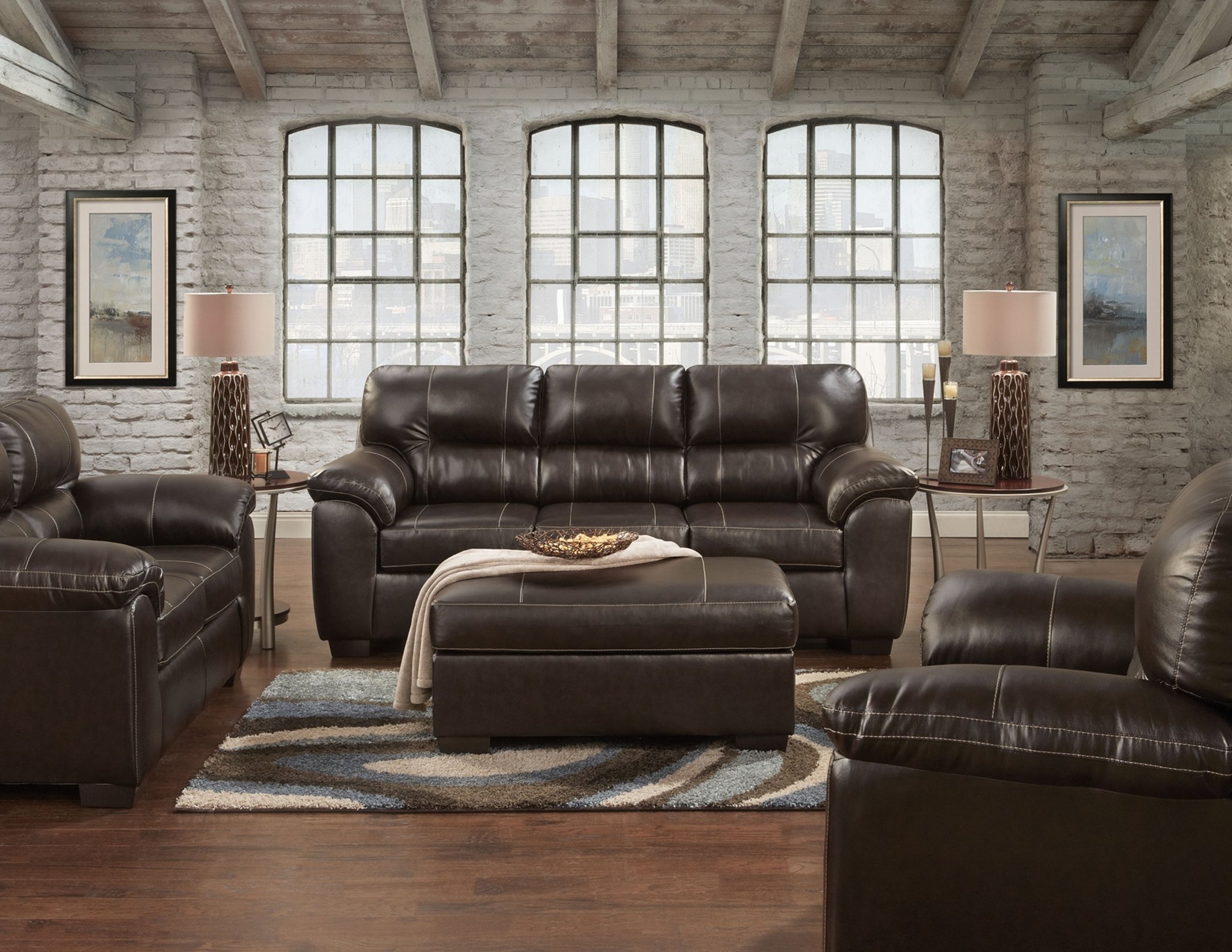Sofa and Loveseat
